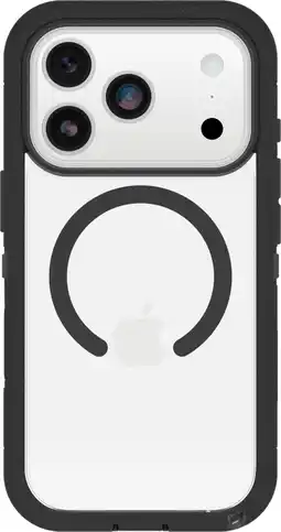 Coolblue OtterBox Defender Pro XT iPhone 17 Pro Back Cover met MagSafe Magneet Transparant Zwart aanbieding