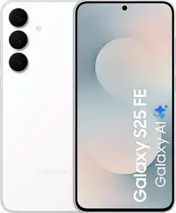 Coolblue Samsung Galaxy S25 FE 128GB Wit 5G aanbieding
