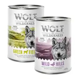 Zooplus 12x400g Wolf of Wilderness Hondenvoer aanbieding