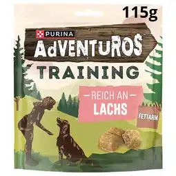 Zooplus 115g PURINA Adventuros Trainingssnoepjes Zalm Hondensnacks aanbieding