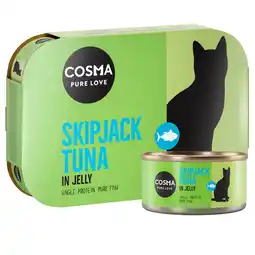 Zooplus 6x170g Skipjack Tonijn in Gelei Cosma Original Kattenvoer aanbieding