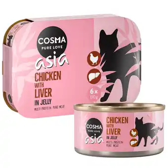 Zooplus 24x170g Cosma Asia in Jelly Kattenvoer - Diverse Smaken aanbieding