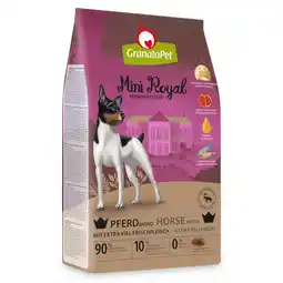 Zooplus 1kg GranataPet Mini Royal Monoprotein Paard droog hondenvoer aanbieding