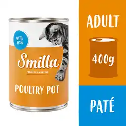 Zooplus 24x400g Gevogelte- en Vispannetje Mals Gevogelte met Vis Smilla Kattenvoer aanbieding