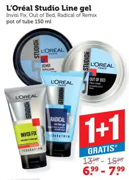 Coop L'Oréal Studio Line gel aanbieding