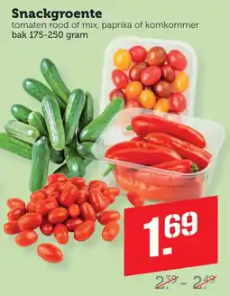 Coop Snackgroente aanbieding