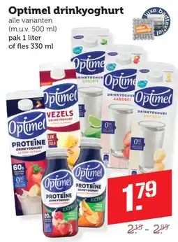 Coop Optimel drinkyoghurt aanbieding