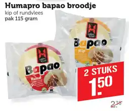 Coop Humappro bapapao broodje aanbieding