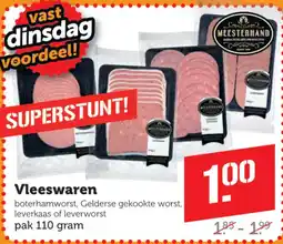 Coop Meesterhand vleeswaren aanbieding