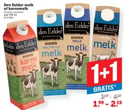 Coop den Eelder melk aanbieding
