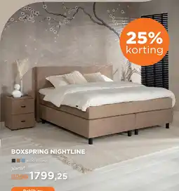 TotaalBED BOXSPRING NIGHTLINE aanbieding