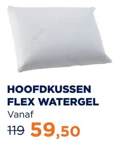 TotaalBED tergel hoofdkussen flex watergel aanbieding