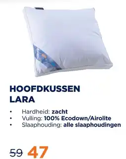 TotaalBED totaal BED HOOFDKUSSEN LARA aanbieding
