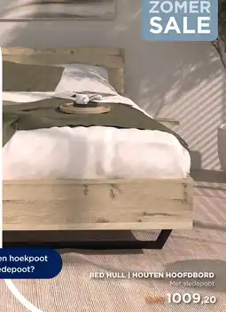 TotaalBED Bed Hull | Houten hoofdbord aanbieding