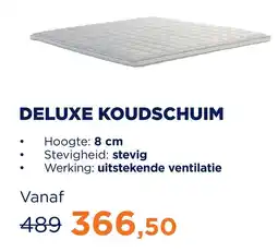 TotaalBED deluxe koudschuim aanbieding