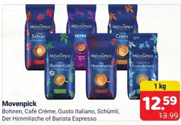 Die 2 Brüder Movenpick Bohnen, Café Crème, Gusto Italiano, Schümli, Der Himmlische of Barista Espresso aanbieding
