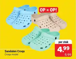 Die 2 Brüder Croqs Sandalen Croqs aanbieding