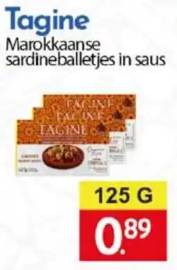 Tanger Markt Tagine Marokkaanse sardineballetjes in saus aanbieding