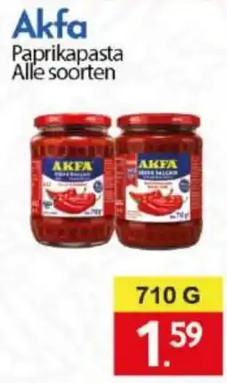 Tanger Markt Akfa Paprikapasta Alle soorten aanbieding