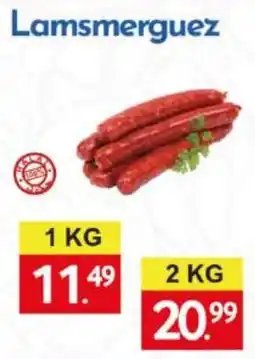 Tanger Markt Lamsmerguez aanbieding