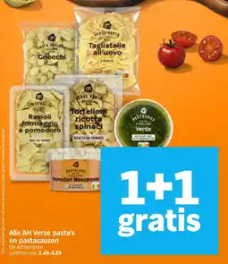 Albert Heijn Alle AH Verse pasta's en pastasauzen aanbieding