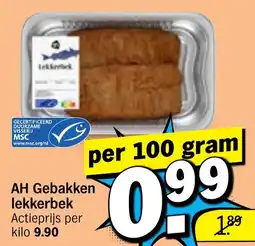 Albert Heijn AH Gebakken lekkerbek aanbieding
