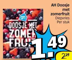 Albert Heijn AH Doosje met zomerfruit aanbieding