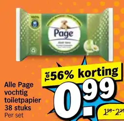 Albert Heijn Alle Page vochtig toilet papier aanbieding