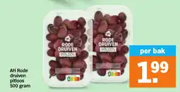 Albert Heijn AH Rode druiven pitloos aanbieding