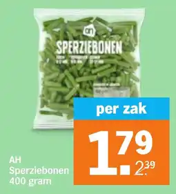 Albert Heijn AH Sperziebonen aanbieding