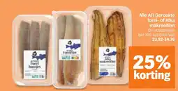 Albert Heijn Alle AH Geroookte forel- of Atka makreelfilet aanbieding