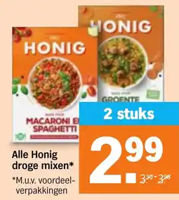 Albert Heijn Alle Honig droge mixen aanbieding
