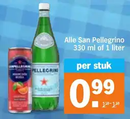 Albert Heijn Alle San Pellegrino aanbieding