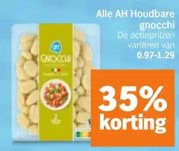 Albert Heijn Alle AH Houdbare gnocchi aanbieding
