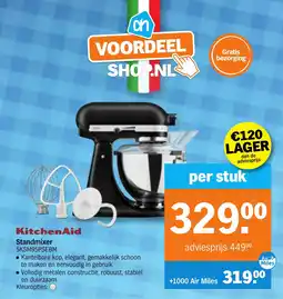 Albert Heijn KitchenAid Standmixer 5KSM95PSEBM aanbieding