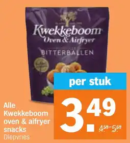 Albert Heijn Alle Kwekkeboom oven & airfryer snacks aanbieding
