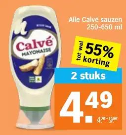 Albert Heijn Alle Calvé sauzen aanbieding