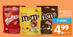 Albert Heijn Alle M&M's en Maltesers aanbieding