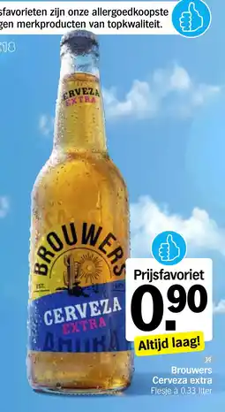 Albert Heijn Brouwers Cerveza extra aanbieding