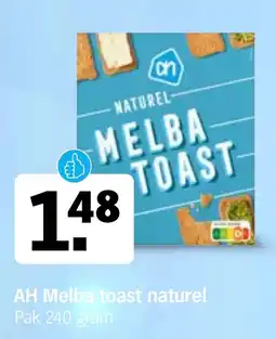 Albert Heijn AH Melba toast naturel aanbieding