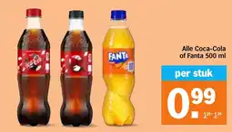 Albert Heijn Alle Coca-Cola of Fanta aanbieding