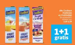 Albert Heijn Alle Coolbest FruitDrink en FruitOntbijt aanbieding