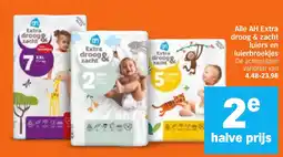 Albert Heijn Alle AH Extra droog & zacht luiers en luierbroekjes aanbieding