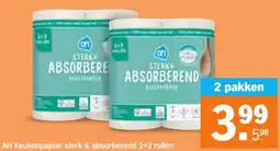 Albert Heijn AH Keukenpapier sterk & absorberend aanbieding
