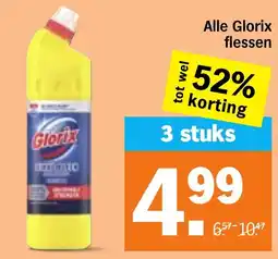 Albert Heijn Alle Glorix flessen aanbieding