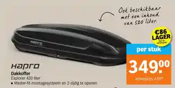 Albert Heijn Hapro Dakkoffer Explorer 420 liter aanbieding