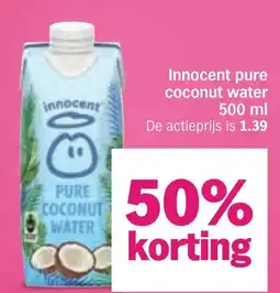 Albert Heijn Innocent pure coconut water aanbieding