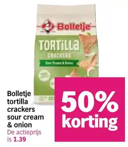 Albert Heijn Bolletje tortilla crackers aanbieding