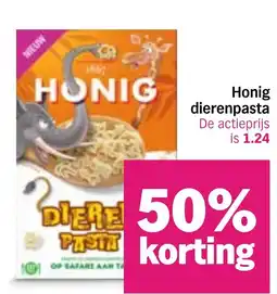 Albert Heijn Honig dierenpasta aanbieding