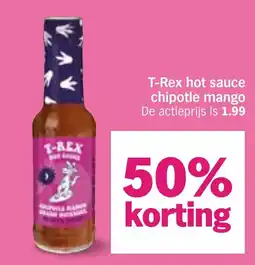 Albert Heijn T-Rex hot sauce aanbieding